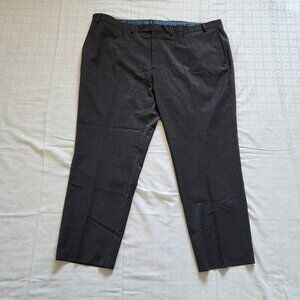 LRL Ralph Lauren Mens Dress Pants 46x29 Gray Wool Performance Flat Front Pockets